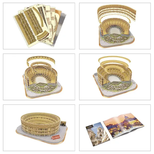 Пазл 3D CubicFun HE COLOSSEUM 6+/ Количество деталей: 131 photo 5