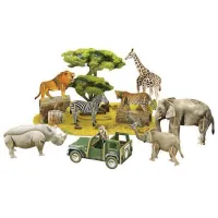 Пазл 3D CubicFun AFRICAN WILDLIFE 6+/ Количество деталей: 69 photo 3