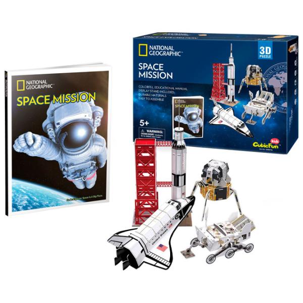 Пазл 3D CubicFun SPACE MISSION 6+/ Количество деталей: photo 2 Пазл 3D CubicFun SPACE MISSION 6+/ Количество деталей: photo 2