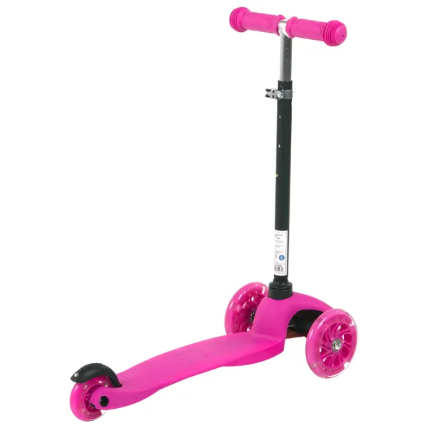 Trotinetă pentru copii cu trei roți Lorelli Mini (10390010004) 20 kg/ Pink photo 3