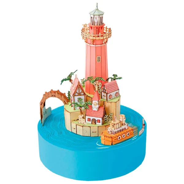 Пазл 3D CubicFun MUSIC BOX SUMMER ISLAND 6+/ Количество деталей: 10 photo 3