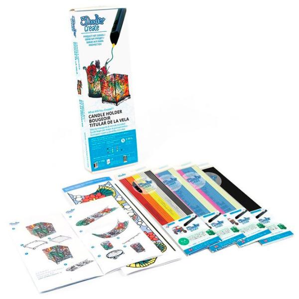 Набор филамента 3Doodler Start Activity Kit Create Подсвечник Разноцветный photo 3