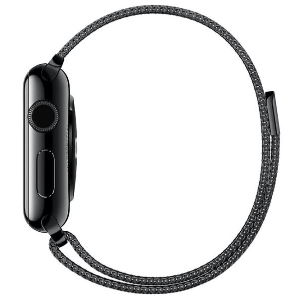 Ремень Apple Watch Milanese Loop Steel/ 38/ 40 мм/ Черный photo 4 Ремень Apple Watch Milanese Loop Steel/ 38/ 40 мм/ Черный photo 4