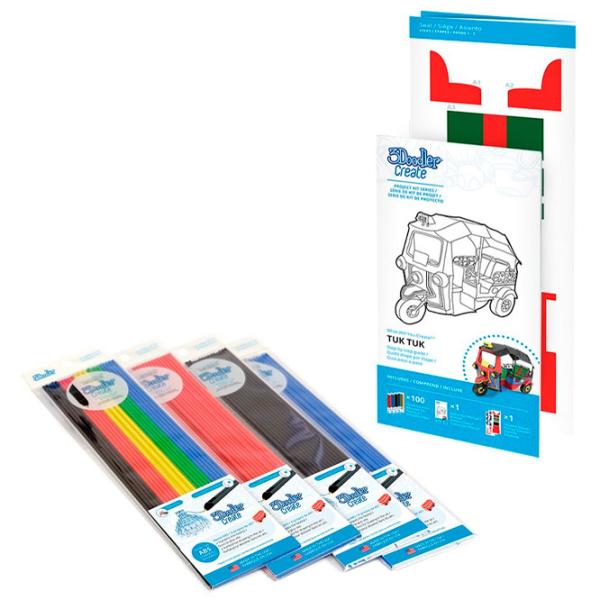 Набор филамента 3Doodler Start Activity Kit Create Tuk Tuk Разноцветный photo 3