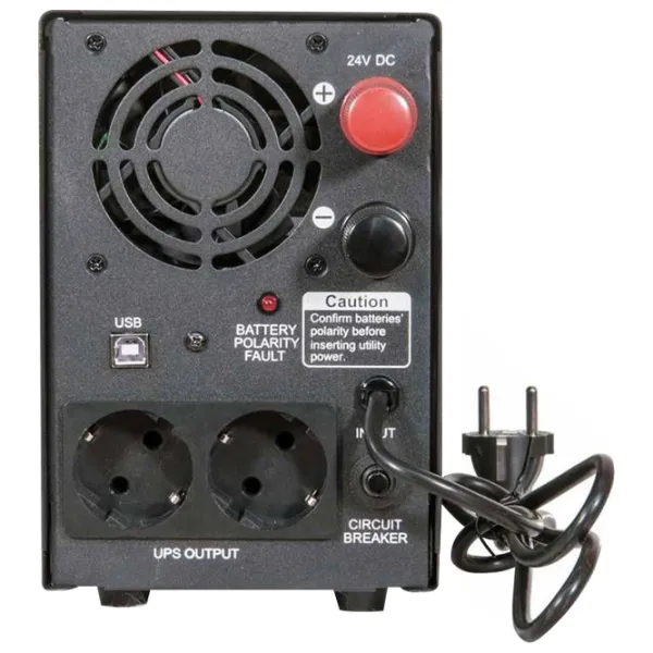 UPS PowerCom INF-500 Black photo 3