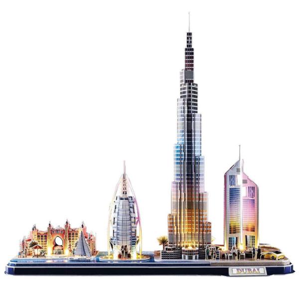 Пазл 3D CubicFun Dubai Led 12+/ Количество деталей: 182 photo 2