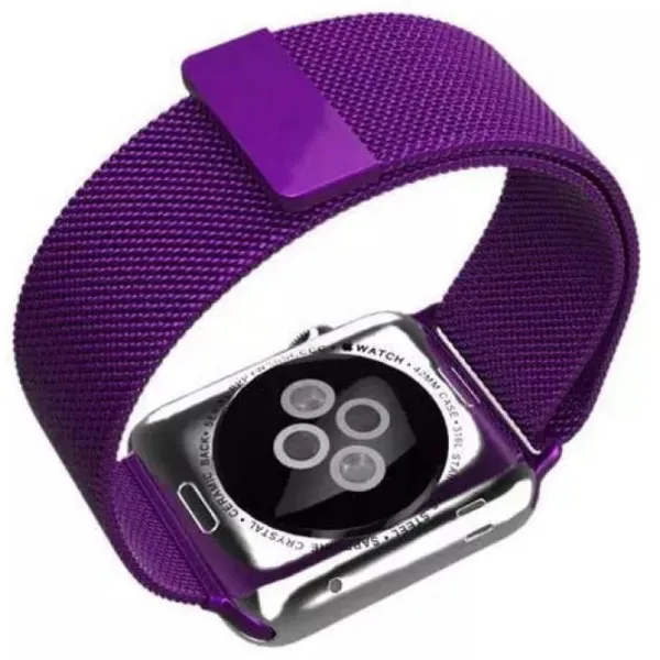 Ремень Apple Watch Milanese Loop Steel/ 42/ 44 мм/ Пурпурный photo 2