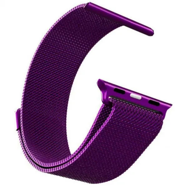 Ремень Apple Watch Milanese Loop Steel/ 42/ 44 мм/ Пурпурный photo 3