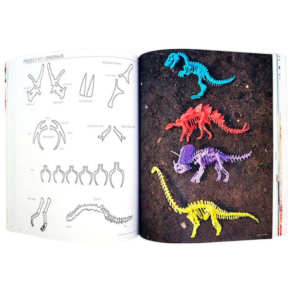 Книжка с проектами, макетами и инструкциями для 3D ручки 3Doodler 62443-001 Белый photo 3