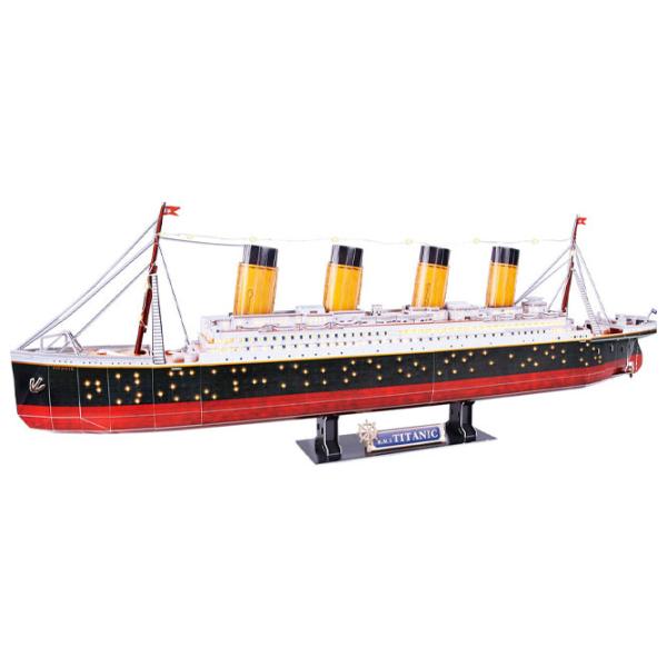 Пазл 3D CubicFun Titanic (Led) 6+/ Количество деталей: 266 photo 3