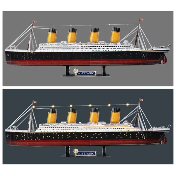 Пазл 3D CubicFun Titanic (Led) 6+/ Количество деталей: 266 photo 4