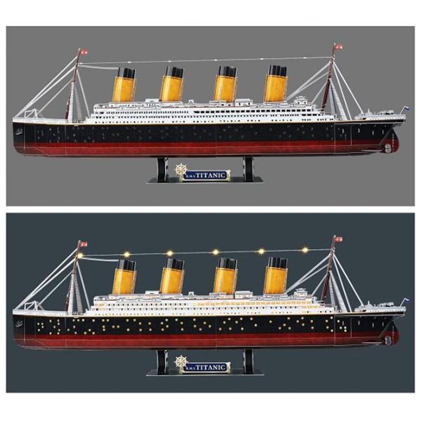 Пазл 3D CubicFun Titanic (Led) 6+/ Количество деталей: 266 photo 4