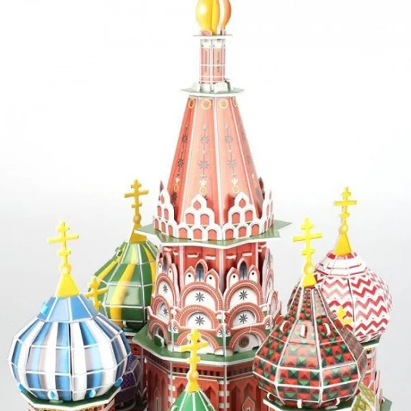 Пазл 3D CubicFun St. Basils Cathedral LED 6+/ Количество деталей: 224 photo 4