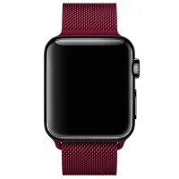 Ремень Apple Watch Milanese Loop Steel/ 42/ 44 мм/ Бордовый photo 2