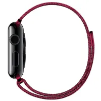 Ремень Apple Watch Milanese Loop Steel/ 42/ 44 мм/ Бордовый photo 3