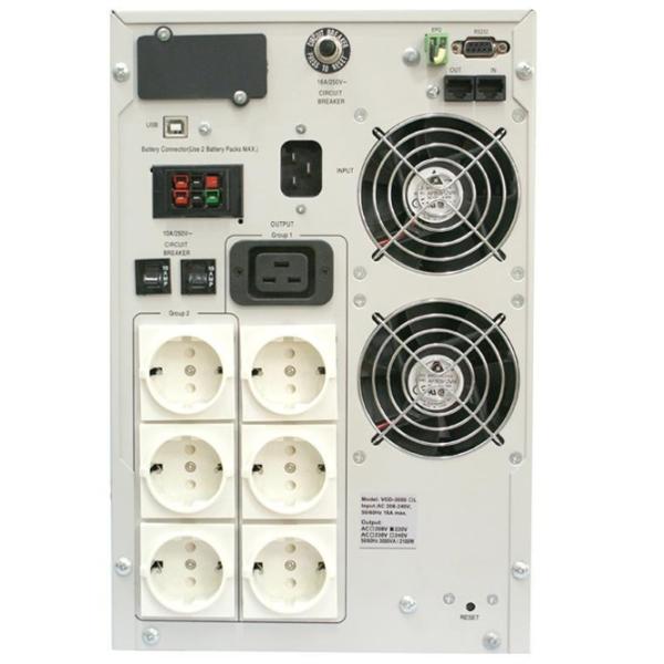 ИБП PowerCom VGD-2000A RM Белый photo 3