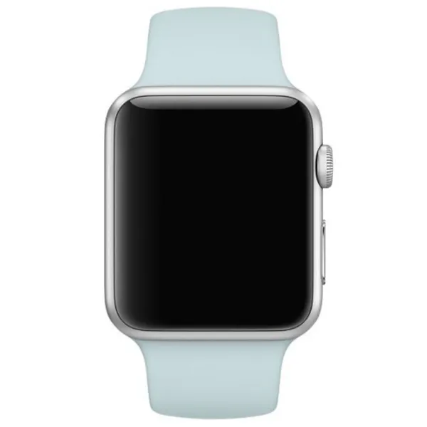 Ремень Apple Watch S/ M & M/ L Силикон/ 38/ 40 мм/ Бирюзовый photo 2 Ремень Apple Watch S/ M & M/ L Силикон/ 38/ 40 мм/ Бирюзовый photo 2