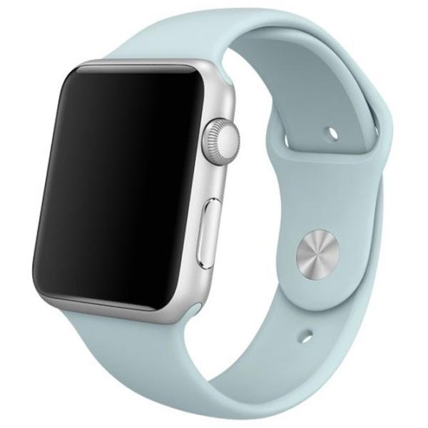 Ремень Apple Watch S/ M & M/ L Силикон/ 38/ 40 мм/ Бирюзовый photo 3 Ремень Apple Watch S/ M & M/ L Силикон/ 38/ 40 мм/ Бирюзовый photo 3