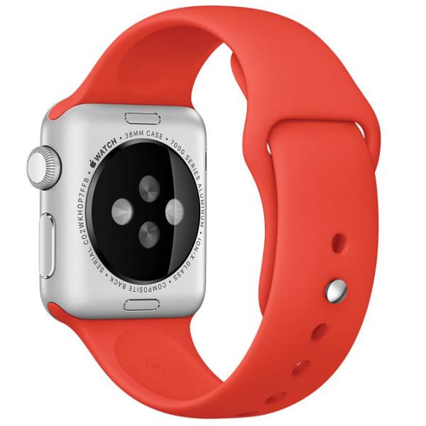 Curelușă Apple Watch S/ M & M/ L Silicon/ 38/ 40 mm/ Orange Pine photo 3 Curelușă Apple Watch S/ M & M/ L Silicon/ 38/ 40 mm/ Orange Pine photo 3
