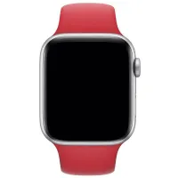 Curelușă Apple Watch S/ M & M/ L Silicon/ 38/ 40 mm/ Begonia red Begonia photo 2