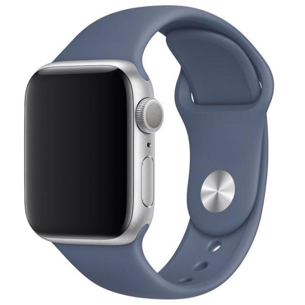 Curelușă Apple Watch S/ M & M/ L Silicon/ 42/ 44 mm/ Blue Alaskan photo 2 Curelușă Apple Watch S/ M & M/ L Silicon/ 42/ 44 mm/ Blue Alaskan photo 2