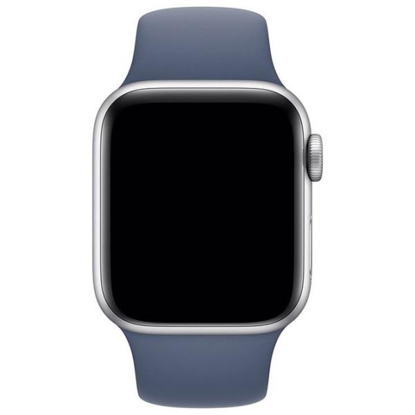 Curelușă Apple Watch S/ M & M/ L Silicon/ 42/ 44 mm/ Blue Alaskan photo 3 Curelușă Apple Watch S/ M & M/ L Silicon/ 42/ 44 mm/ Blue Alaskan photo 3