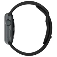 Ремень Apple Watch S/ M & M/ L Силикон/ 42/ 44 мм/ Черный Currant photo 4