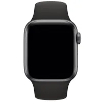 Ремень Apple Watch S/ M & M/ L Силикон/ 42/ 44 мм/ Черный Currant photo 5