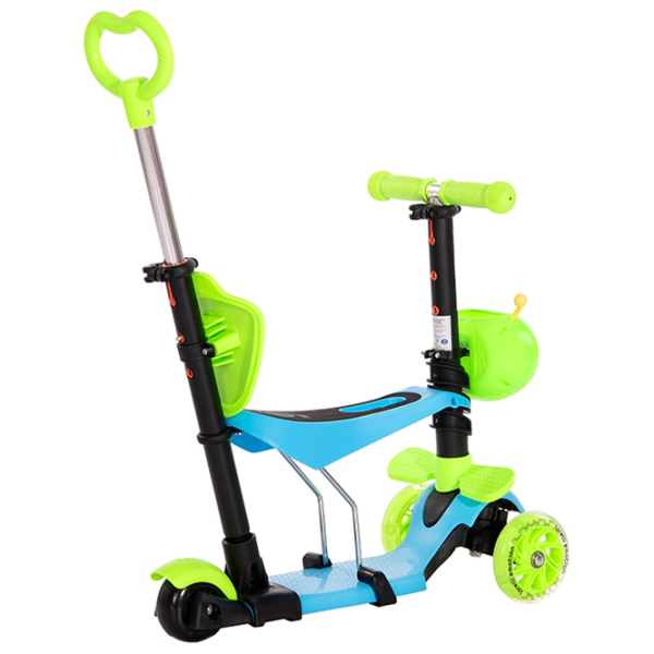 Trotinetă pentru copii cu trei roți Lorelli Smart Plus (10390030006) 20 kg/ Blue photo 3