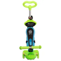 Trotinetă pentru copii cu trei roți Lorelli Smart Plus (10390030006) 20 kg/ Blue photo 4