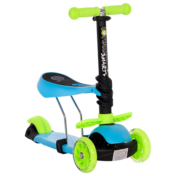 Trotinetă pentru copii cu trei roți Lorelli Smart Plus (10390030006) 20 kg/ Blue photo 5