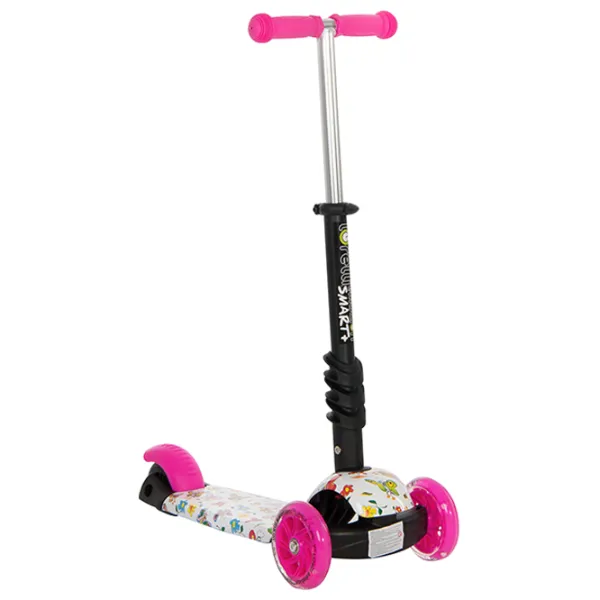 Trotinetă pentru copii cu trei roți Lorelli Smart Plus (10390020011) 20 kg/ Pink photo 6