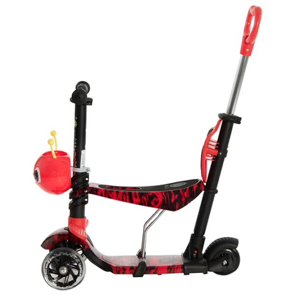 Trotinetă pentru copii cu trei roți Lorelli Smart Plus (10390020013) 20 kg/ Red photo 2