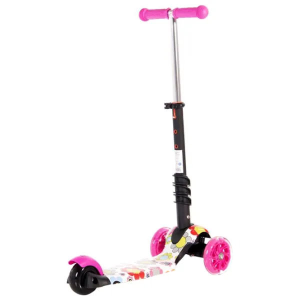 Trotinetă pentru copii cu trei roți Lorelli SMART (10390020001) 20 kg/ Pink photo 3