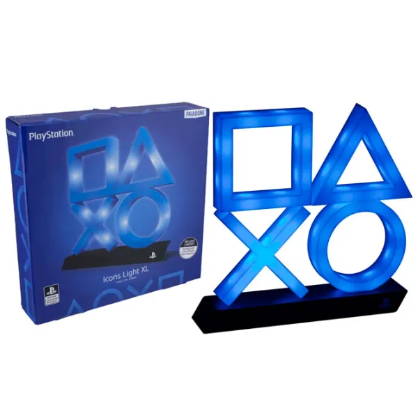 Настольная лампа фан Paladone Playstation Icons Light PS5 XL Черный photo 2 Настольная лампа фан Paladone Playstation Icons Light PS5 XL Черный photo 2