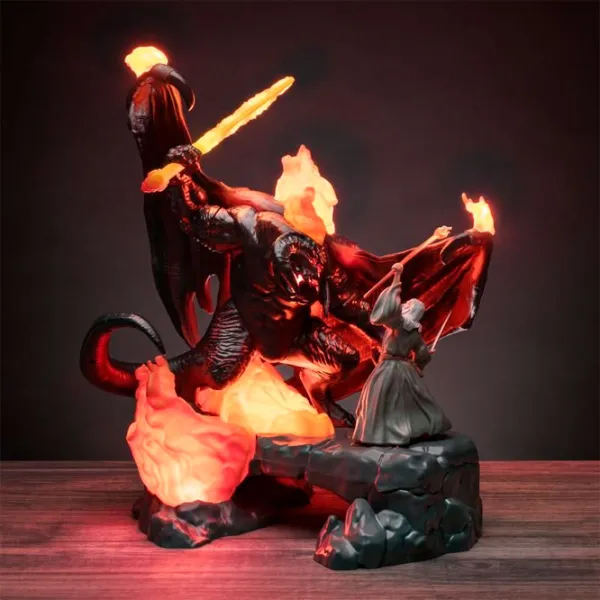 Настольная лампа фан Paladone Lord of The Rings Balrog Серый photo 3