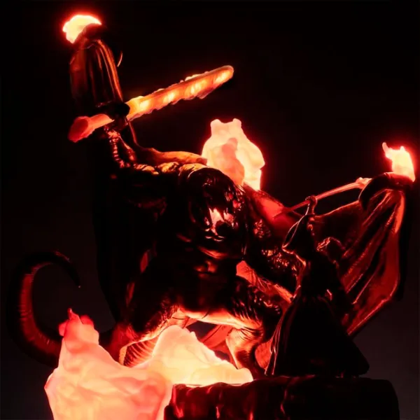 Настольная лампа фан Paladone Lord of The Rings Balrog Серый photo 4