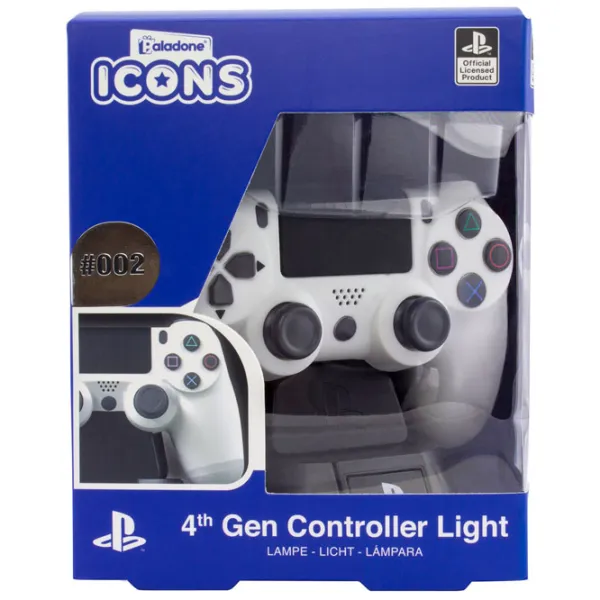 Настольная лампа фан Paladone DualShock 4 Controller Icon V2 Белый photo 3 Настольная лампа фан Paladone DualShock 4 Controller Icon V2 Белый photo 3
