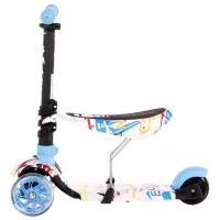 Trotinetă pentru copii cu trei roți Lorelli SMART (10390020003) 20 kg/ Tracery photo 2