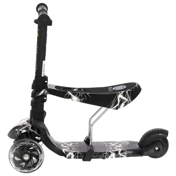 Детский трёхколёсный самокат Lorelli SMART (10390020015) 20 кг/ Черный photo 2