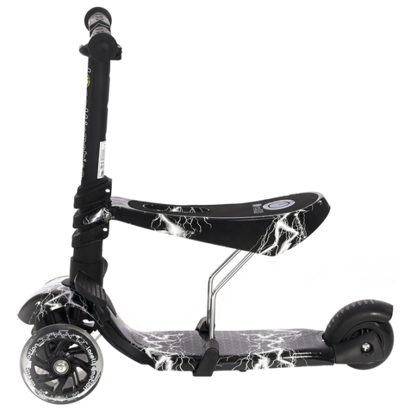 Детский трёхколёсный самокат Lorelli SMART (10390020015) 20 кг/ Черный photo 2