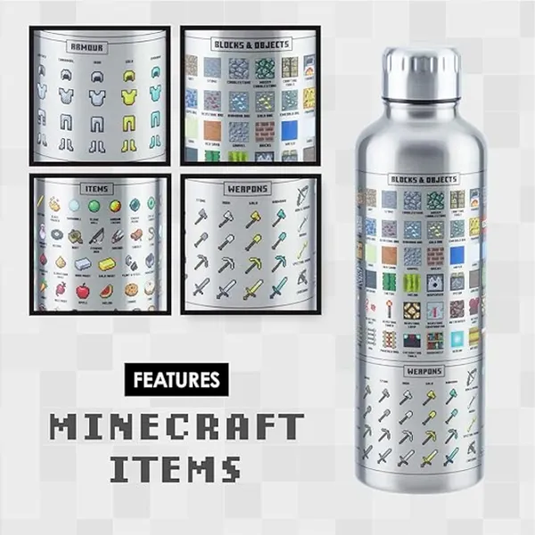 Sticlă pentru apă Fan Paladone PP7995MCF Silver photo 4
