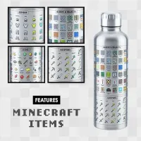 Sticlă pentru apă Fan Paladone PP7995MCF Silver photo 4