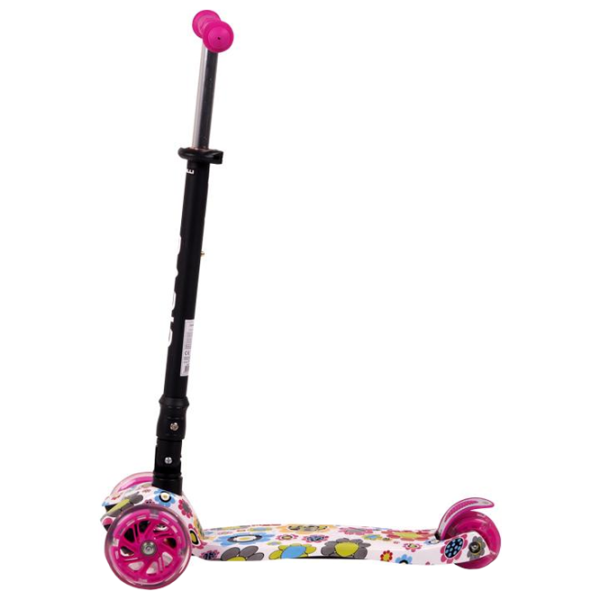 Trotinetă pentru copii cu trei roți Lorelli Rapid (10390040001) 50 kg/ Pink photo 2