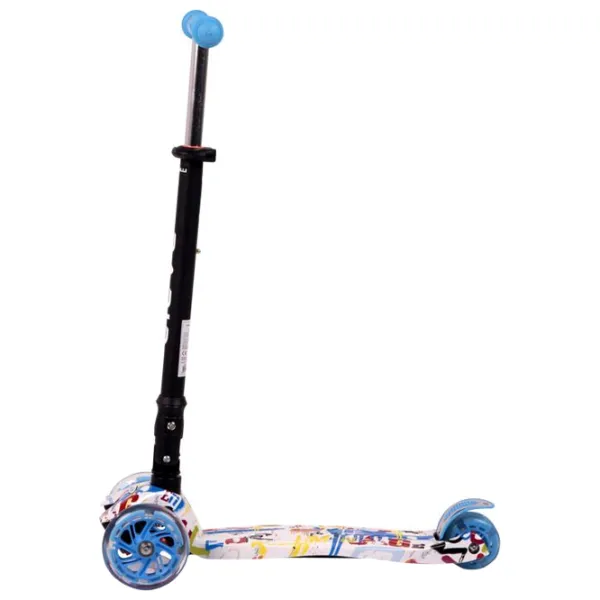 Trotinetă pentru copii cu trei roți Lorelli Rapid (10390040003) 50 kg/ Tracery photo 2