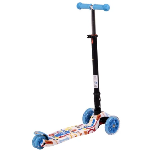 Trotinetă pentru copii cu trei roți Lorelli Rapid (10390040003) 50 kg/ Tracery photo 3