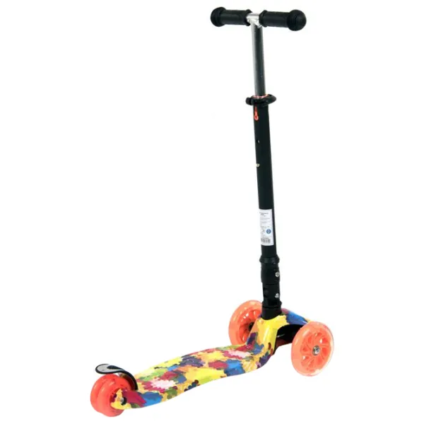 Trotinetă pentru copii cu trei roți Lorelli Rapid (10390040007) 50 kg/ Yellow photo 3