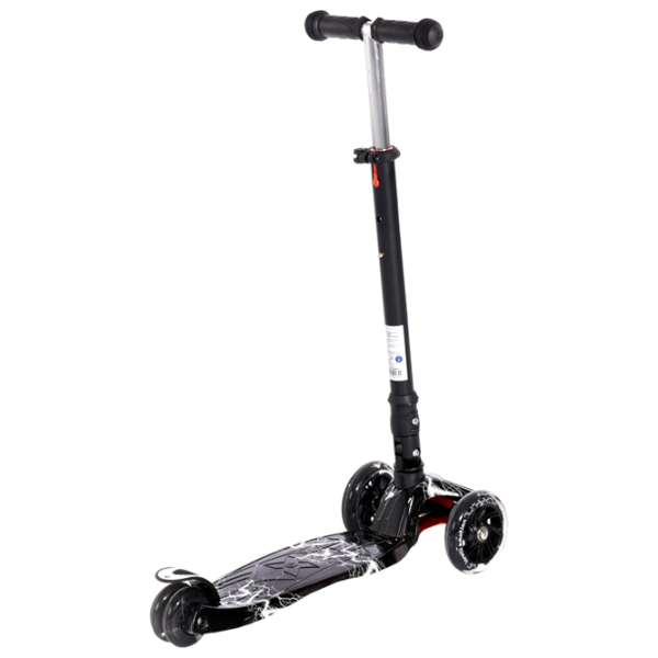 Trotinetă pentru copii cu trei roți Lorelli Rapid (10390040015) 50 kg/ Black photo 3