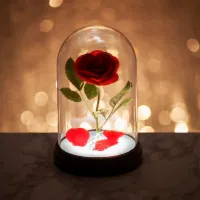 Настольная лампа фан Paladone Enchanted Rose V3 Красный photo 3