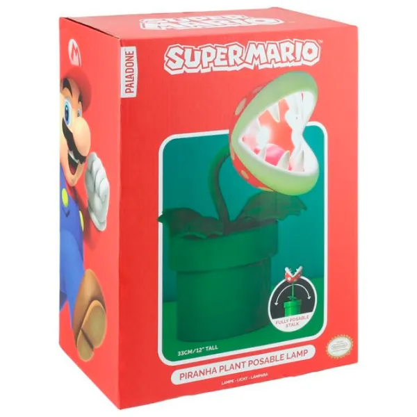 Настольная лампа фан Paladone Piranha Plant Posable V3 Красный photo 3 Настольная лампа фан Paladone Piranha Plant Posable V3 Красный photo 3